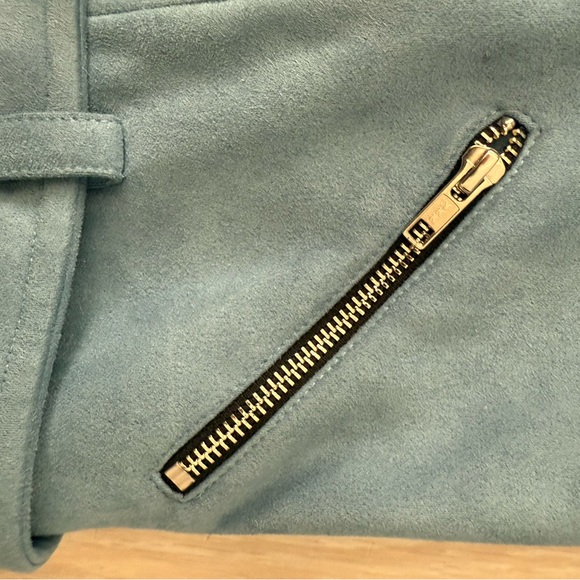 Dauntless Blue Vegan Leather Jacket - Picture 11 of 12